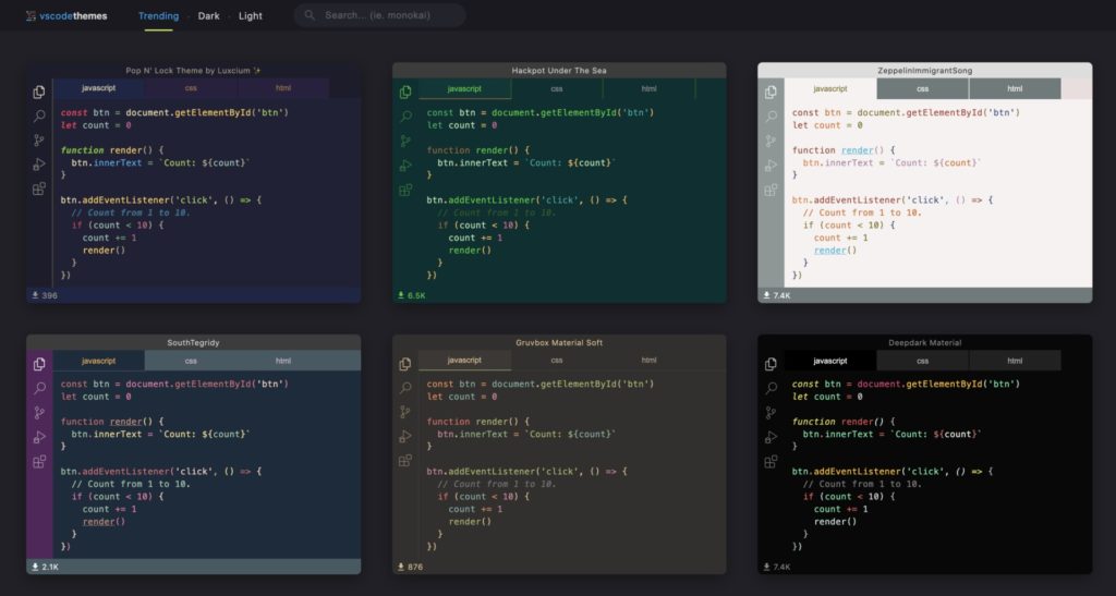 VSCodeThemes